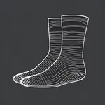 charcoal dress socks image